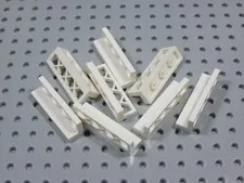 LEGO Lot of 8 White 1x4x1 Lattice Fence Accessory Minifig BT