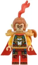 LEGO® Minifig mk170 - Monkey King - Pearl Gold Shoulder Armor with Dragon Heads