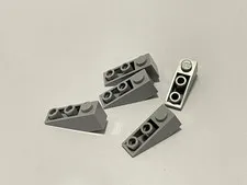 Lego 4287 Dark Gray Replacement Add-on Pieces Parts Lot of 5