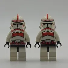 LEGO Star Wars Phase 2 Clone Shock Trooper Minifigure - sw0091 - Set 7655