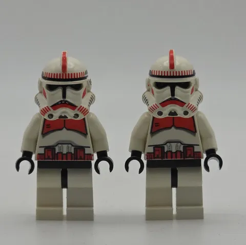 LEGO Star Wars Phase 2 Clone Shock Trooper Minifigure - sw0091 - Set 7655