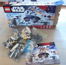 LEGO 7666 - Star Wars Hoth Rebel Base -  w/ Manuals, Box , All Mini-Figs - Used