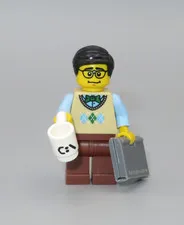 LEGO Computer Programmer laptop IT minifigure Collectible Series 7 CMF