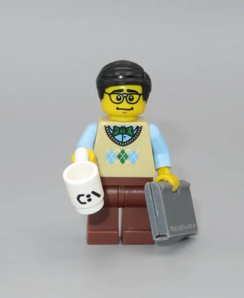 LEGO Computer Programmer laptop IT minifigure Collectible Series 7 CMF