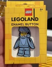 2026 Legoland California Enamel Button LEGO Shark boy New