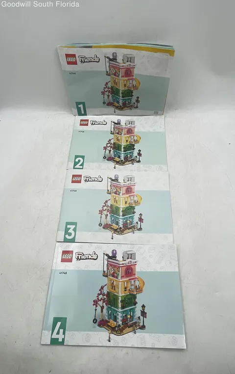 Lego Friends 41748 Heartlake City Community Center Instruction Manuals 4 Pcs