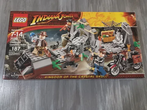 Lego Indiana Jones #7196 Chauchilla Cemetery Battle MISB 187 pieces!