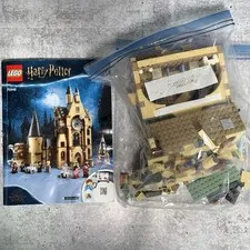 LEGO Harry Potter 75948 Hogwarts Clock Tower Parts Lot Incomplete w/ Manual