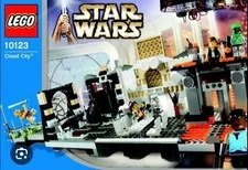 Vintage Lego Star Wars : CLOUD CITY #10123 - 2004 (Manual Book Only) Rare