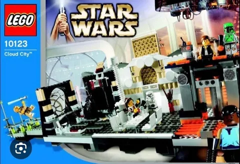 Vintage Lego Star Wars : CLOUD CITY #10123 - 2004 (Manual Book Only) Rare