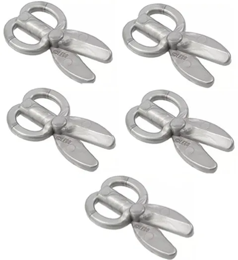 Lego 5 New 71034 Robot Minifig Scissors Flat Silver Utensil Tool Part 18920 D731