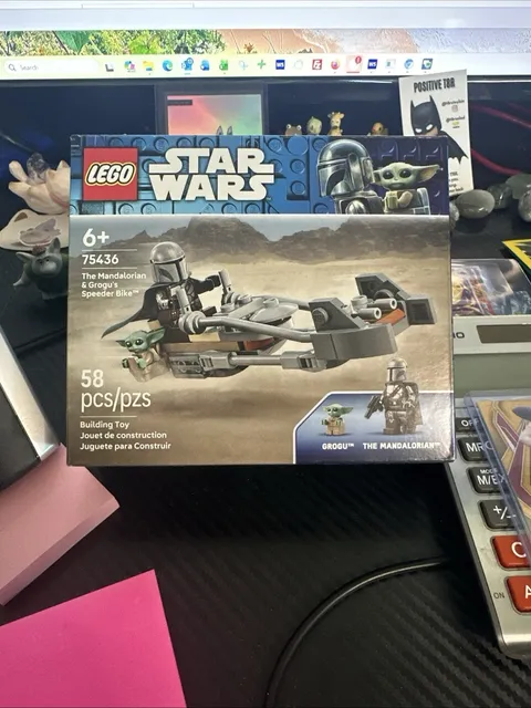 Lego Star Wars 75436 The Mandalorian And Grogu’s Speeder Bike NEW SEALED