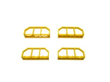 4 Lego® TRAIN Railway 9V RC Balustrade Handrail 6x1 YELLOW
