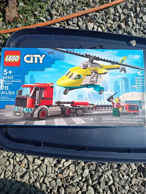 LEGO City Rescue Helicopter Transport Boxed 215 pcs 5+ (60343)