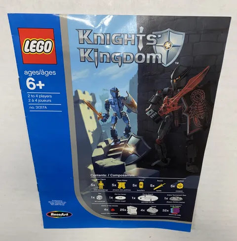 Lego Knights Kingdom #31317 Instruction Manual Only Rose Art Used
