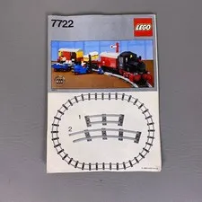 Vintage 1985 LEGO 7722 Steam Cargo Train 4.5V Original Instruction Manual ONLY