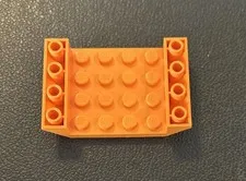 LEGO Part 6x4x1 Double Invertd Solid Hull Vehicle Base Fuselage Orange 30283