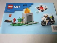 Lego Building Instructions Instruction City 60319 Figures Police Motorcycle