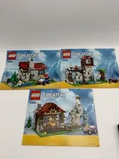 LEGO Creator Mountain Hut 31025 No Box with manual (3 in 1). Pick on to build.