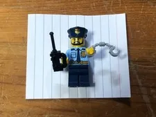 Lego City Minifigure - Police Chief Seargent Cty 0708