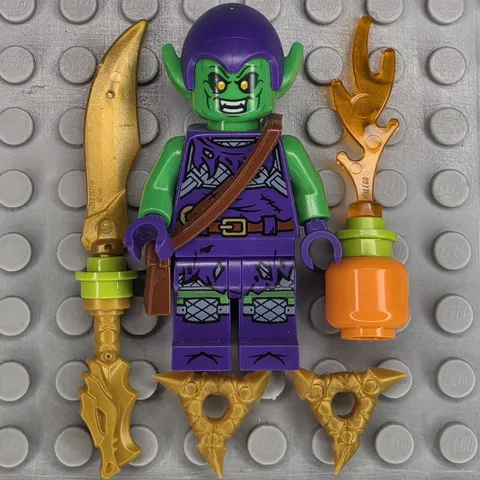 Lego Marvel Super Heroes Minifigure SH0695 Green Goblin