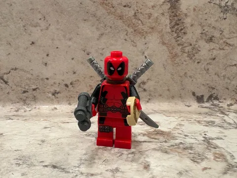 LEGO Marvel Deadpool Minifigure 6866 Free Shipping!!