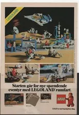 LEGO ADVERTISING INSERTS #  1-1715 # SPACE # 1980 #