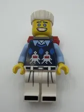 Lego Minifigures Ninjago Movie Zane, Complete with Backpack