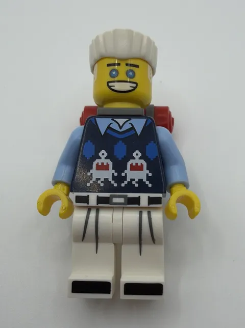 Lego Minifigures Ninjago Movie Zane, Complete with Backpack