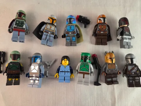 Lego Star Wars Minifigure Lot Minfigs Boba Fett Mandalorian Jango Armorer