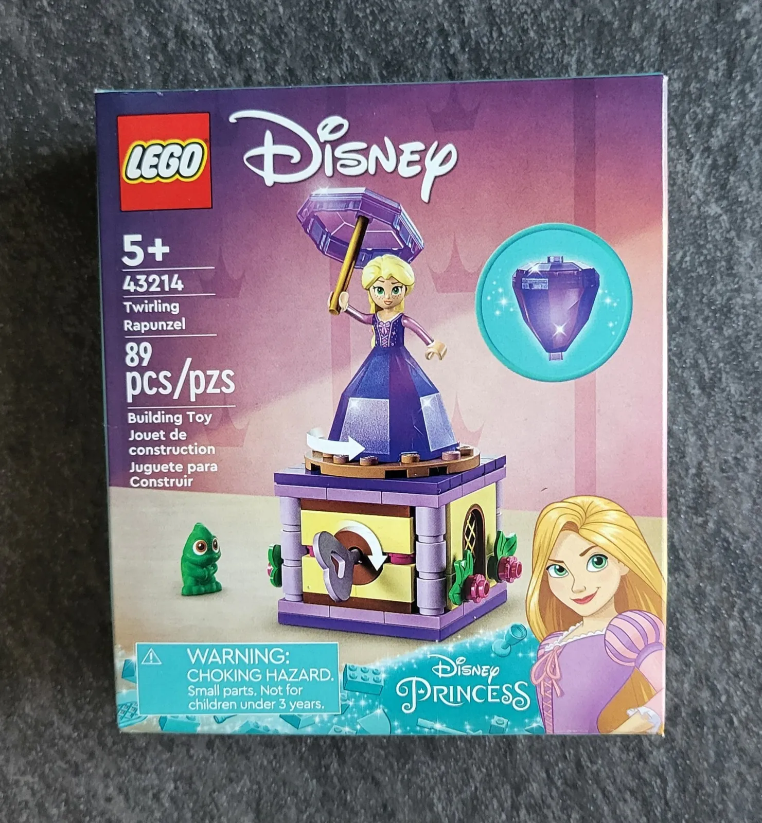 LEGO Disney 43214 Twirling Rapunzel Retired Set Brand New In Sealed Box