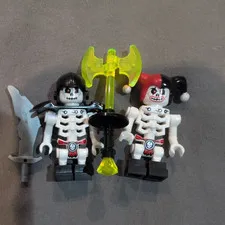 LEGO Ninjago Extremely Rare Frakjaw and Krazi Lot of 2 in good Condition