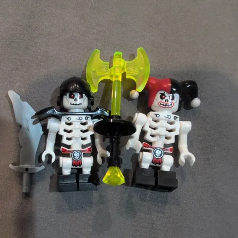 LEGO Ninjago Extremely Rare Frakjaw and Krazi Lot of 2 in good Condition