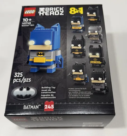 LEGO Brickheadz 40748 Batman 8-in-1 New Sealed Retired Set