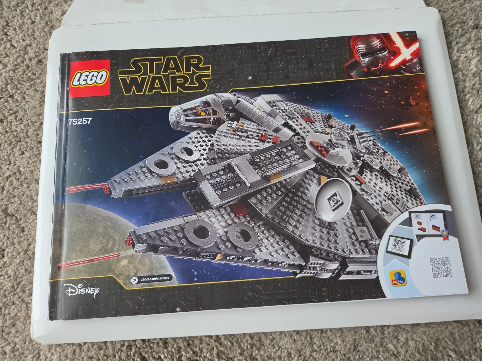 LEGO Star Wars Millennium Falcon 75257 INSTRUCTIONS MANUAL BOOK ONLY