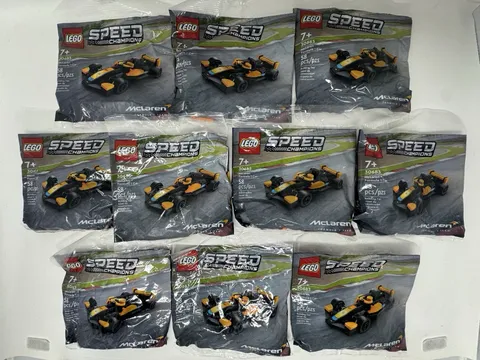Lot of 10 LEGO SPEED CHAMPIONS McLaren Formula 1 Car 30683 New Sealed