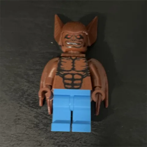 Custom Lego pad printed man bat