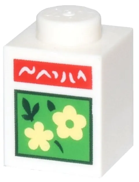 LEGO® 3005pb066 - Brick 1 x 1 with Bright Light Yellow Flowers