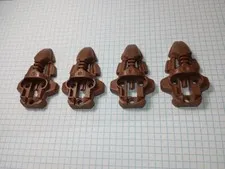 4 Bionicle Lego 44138 in Pearl Brown Rahkshi Foot Feet Genuine Lego WYSIWYG 4 pc