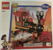 LEGO® Toy Story 3 Western Train Chase 2010 Instruction Manual for Set 7597