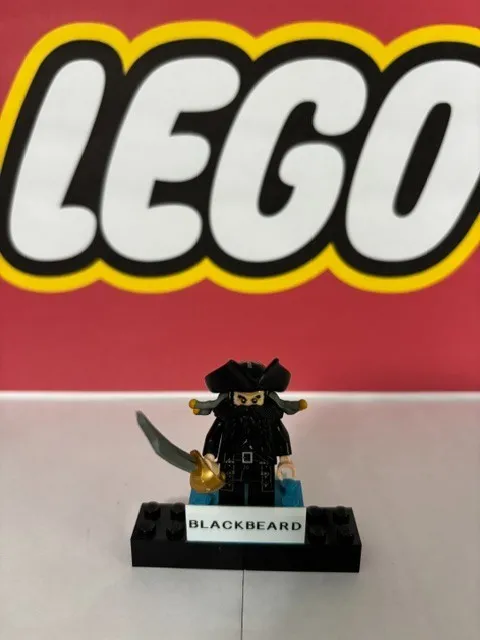 LEGO Pirates of the Caribbean BLACKBEARD minifigure from set #4195