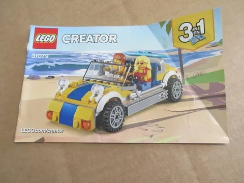 LEGO Creator 3 in 1 beach car 31079 manual 