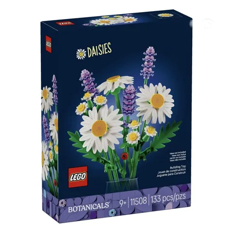 LEGO Botanicals Daisies Flower Building Kit Set 11508 with 133 pcs New Sealed