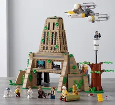 Lego Bricks Star Wars Yavin 4 Rebel Base with 10 Minifigures Model 75365 Toy Set
