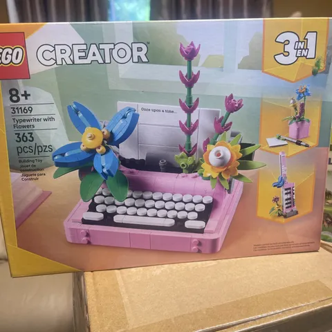 LEGO Creator 3 in 1 Typewriter with Flowers -3 Options 31169.SEE DETAILS.