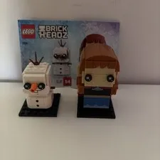 LEGO Disney Frozen BrickHeadz 41628 Anna & Olaf - Complete - No Box
