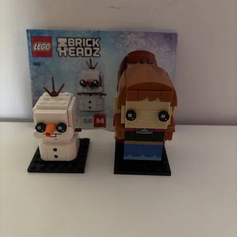 LEGO Disney Frozen BrickHeadz 41628 Anna & Olaf - Complete - No Box
