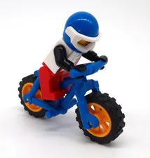 LEGO Trail Cyclist Minifigure cty0916 Outdoor Adventures 60202 w/ Mountain Bike