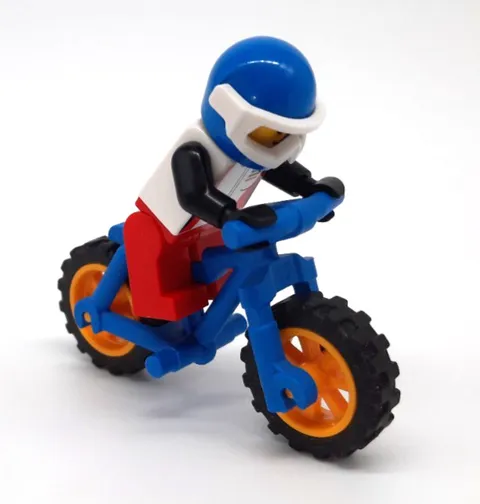 LEGO Trail Cyclist Minifigure cty0916 Outdoor Adventures 60202 w/ Mountain Bike