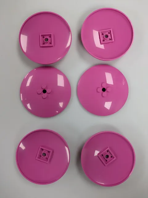 Lego x6 New Dark Pink Dish 8 x 8 Inverted (Radar) - Solid Studs # 3961
